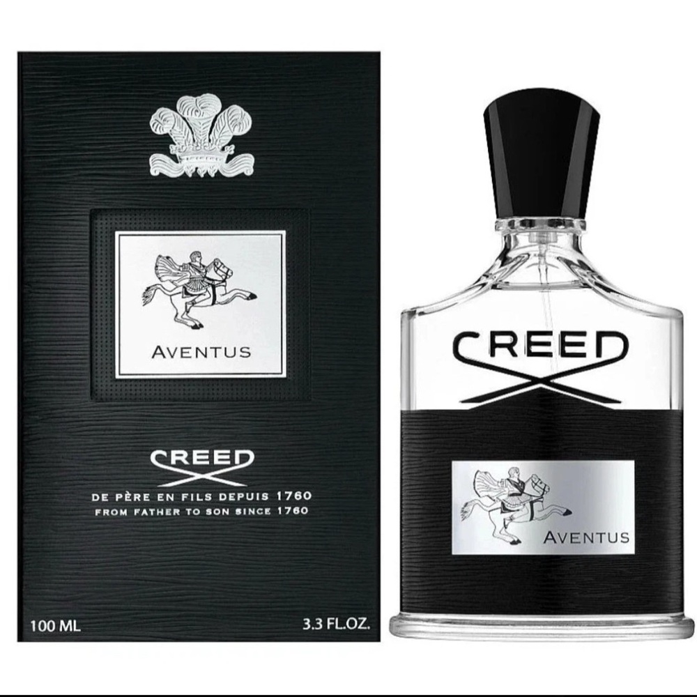Creed Aventus Fragrance in Black and Silver